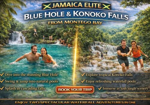 Blue Hole & Konoko Falls Package Nature Adventure from Montego Bay