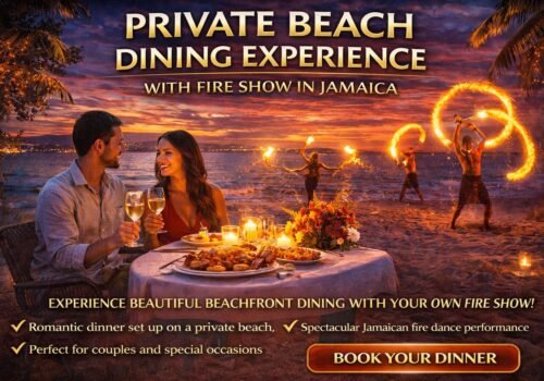 Private Beach Dining Experience with Fire Show – Montego Bay, Jamaica