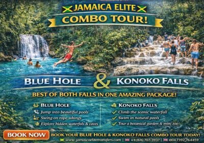 Blue Hole & Konoko Falls Package Nature Adventure in Ocho Rios
